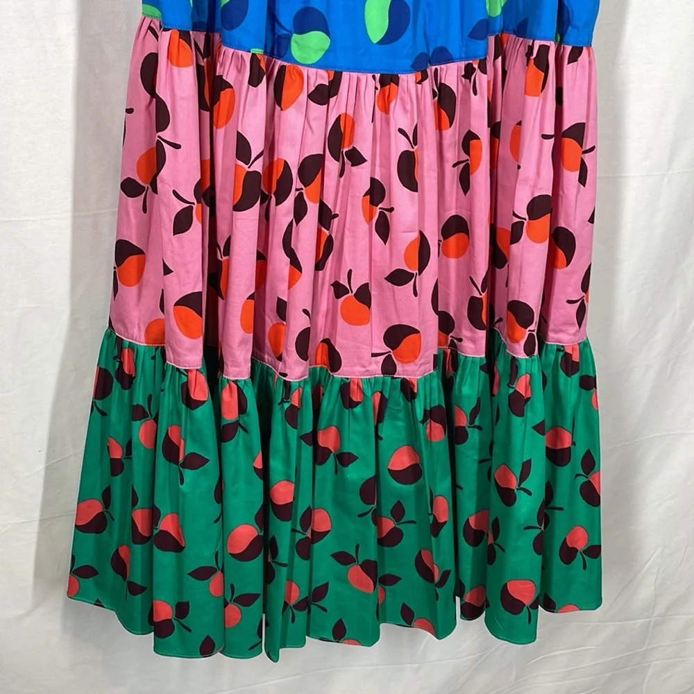 Kate Spade color block apple maxi skirt New size 8